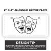 2" X 4" Aluminum License Plate  Thumbnail