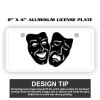 2" X 4" Aluminum License Plate  Thumbnail