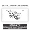 2" X 4" Aluminum License Plate  Thumbnail