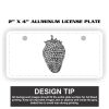 2" X 4" Aluminum License Plate  Thumbnail
