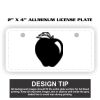 2" X 4" Aluminum License Plate  Thumbnail