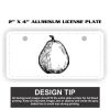 2" X 4" Aluminum License Plate  Thumbnail