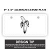 2" X 4" Aluminum License Plate  Thumbnail