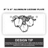 2" X 4" Aluminum License Plate  Thumbnail