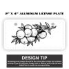 2" X 4" Aluminum License Plate  Thumbnail