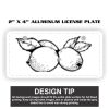 2" X 4" Aluminum License Plate  Thumbnail