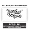 2" X 4" Aluminum License Plate  Thumbnail