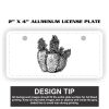 2" X 4" Aluminum License Plate  Thumbnail