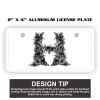 2" X 4" Aluminum License Plate  Thumbnail