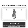 2" X 4" Aluminum License Plate  Thumbnail