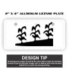 2" X 4" Aluminum License Plate  Thumbnail