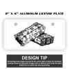 2" X 4" Aluminum License Plate  Thumbnail