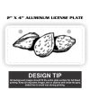2" X 4" Aluminum License Plate  Thumbnail