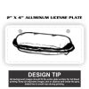 2" X 4" Aluminum License Plate  Thumbnail