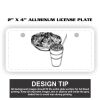 2" X 4" Aluminum License Plate  Thumbnail