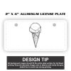 2" X 4" Aluminum License Plate  Thumbnail
