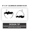 2" X 4" Aluminum License Plate  Thumbnail