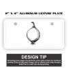 2" X 4" Aluminum License Plate  Thumbnail