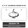 2" X 4" Aluminum License Plate  Thumbnail