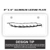2" X 4" Aluminum License Plate  Thumbnail