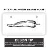 2" X 4" Aluminum License Plate  Thumbnail