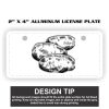 2" X 4" Aluminum License Plate  Thumbnail