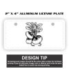 2" X 4" Aluminum License Plate  Thumbnail