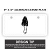 2" X 4" Aluminum License Plate  Thumbnail