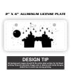 2" X 4" Aluminum License Plate  Thumbnail