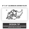 2" X 4" Aluminum License Plate  Thumbnail