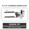 2" X 4" Aluminum License Plate  Thumbnail