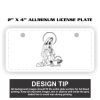 2" X 4" Aluminum License Plate  Thumbnail