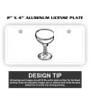 2" X 4" Aluminum License Plate  Thumbnail