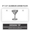2" X 4" Aluminum License Plate  Thumbnail