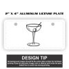 2" X 4" Aluminum License Plate  Thumbnail