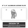 2" X 4" Aluminum License Plate  Thumbnail