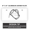 2" X 4" Aluminum License Plate  Thumbnail