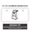 2" X 4" Aluminum License Plate  Thumbnail