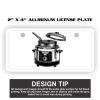 2" X 4" Aluminum License Plate  Thumbnail