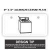 2" X 4" Aluminum License Plate  Thumbnail