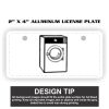 2" X 4" Aluminum License Plate  Thumbnail