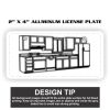 2" X 4" Aluminum License Plate  Thumbnail