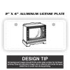 2" X 4" Aluminum License Plate  Thumbnail