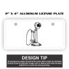 2" X 4" Aluminum License Plate  Thumbnail