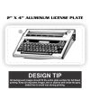 2" X 4" Aluminum License Plate  Thumbnail