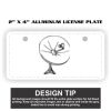2" X 4" Aluminum License Plate  Thumbnail