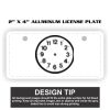 2" X 4" Aluminum License Plate  Thumbnail