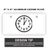 2" X 4" Aluminum License Plate  Thumbnail