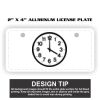 2" X 4" Aluminum License Plate  Thumbnail