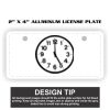 2" X 4" Aluminum License Plate  Thumbnail